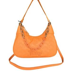Juicy Couture Cant Tame Her Orange Crush Apricot Shoulder Bag